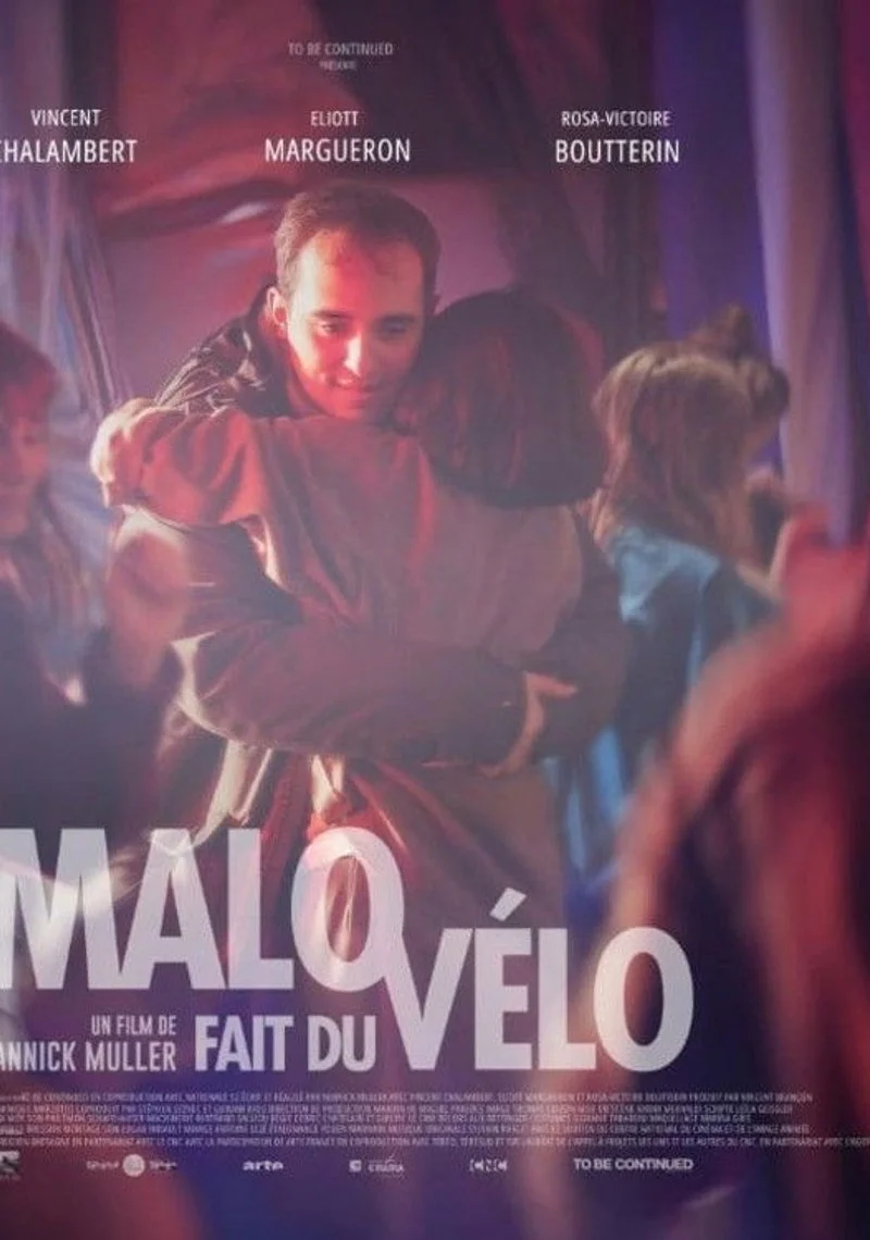Affiche de Malo fait du vélo