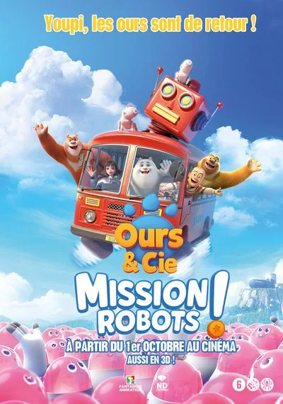 Affiche Ours & Cie: Mission Robots