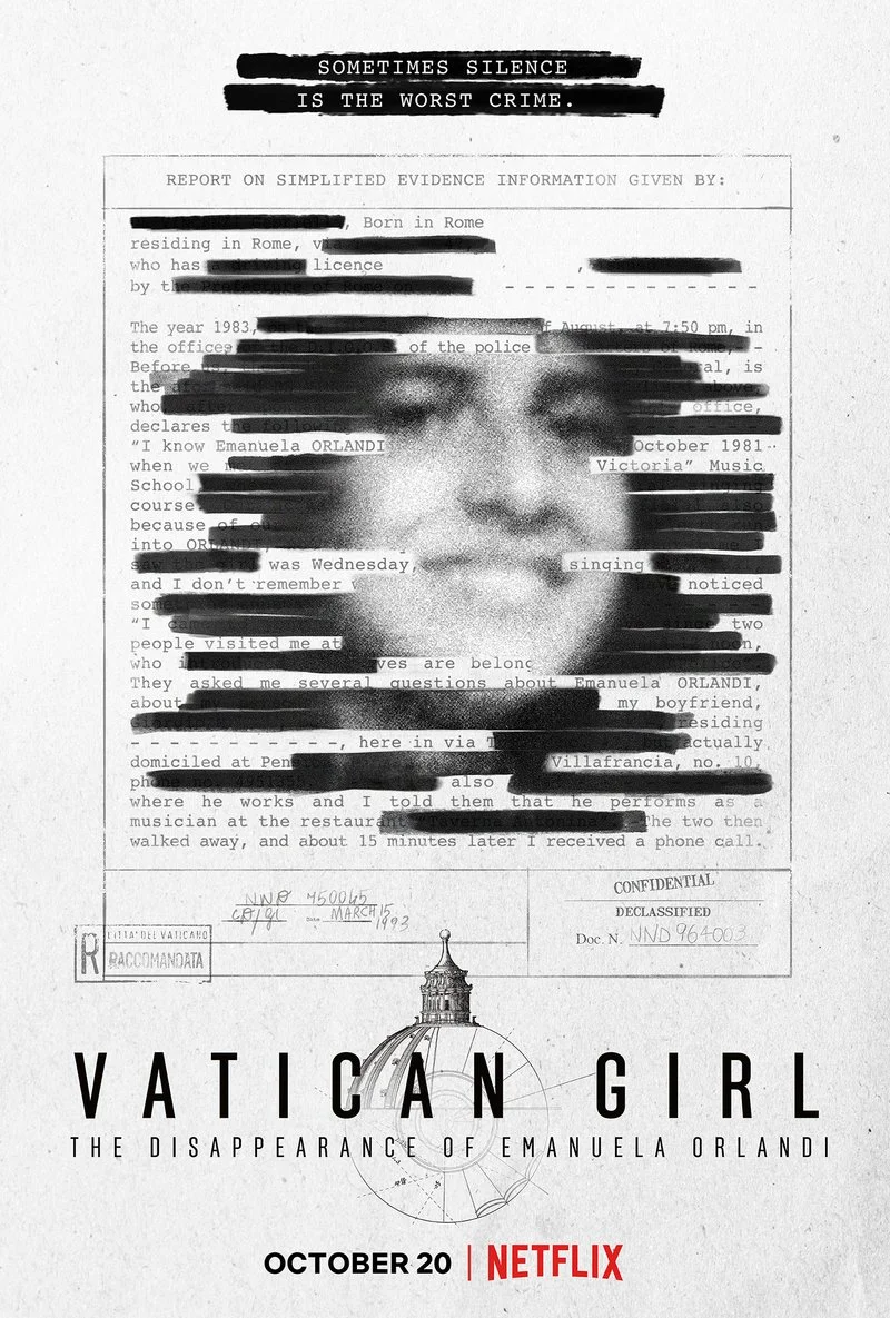 Affiche de Emanuela Orlandi, la disparue du Vatican