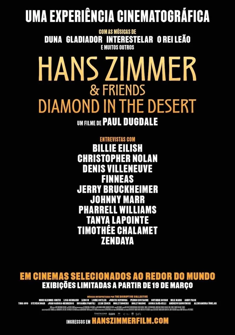 Poster van Hans Zimmer & Friends: Diamond in the Desert