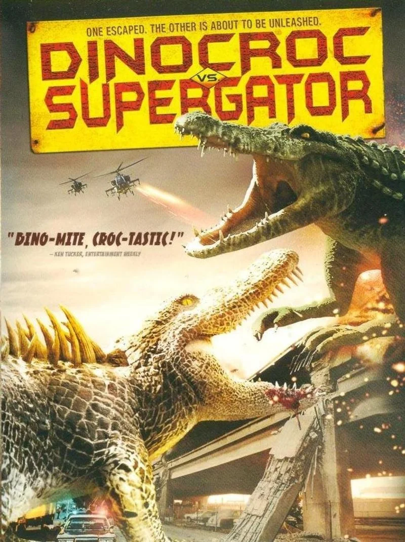 Poster van Dinocroc vs Supergator