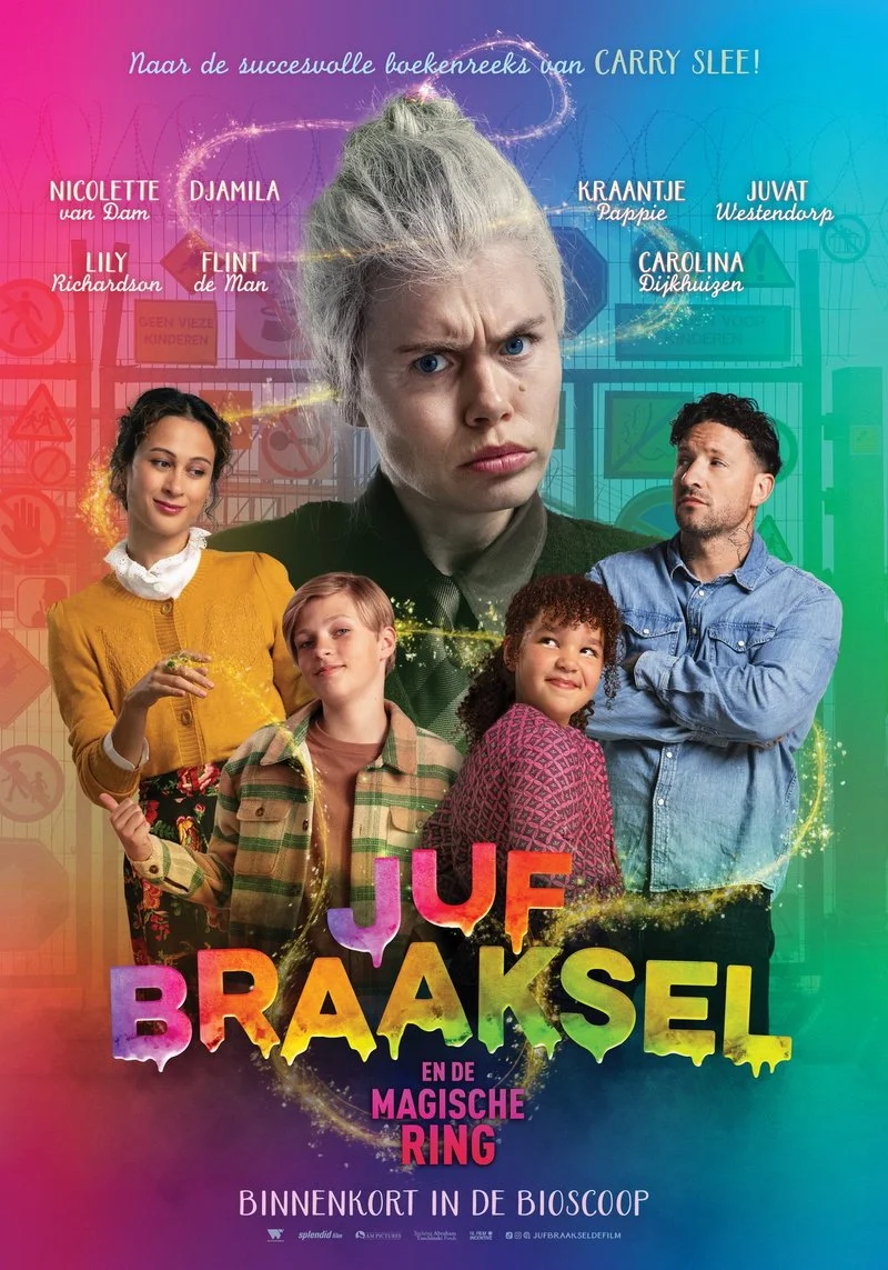 Affiche de Juf Braaksel en de magische ring