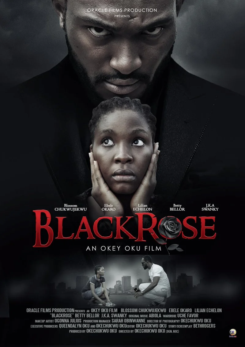 Poster van Black Rose