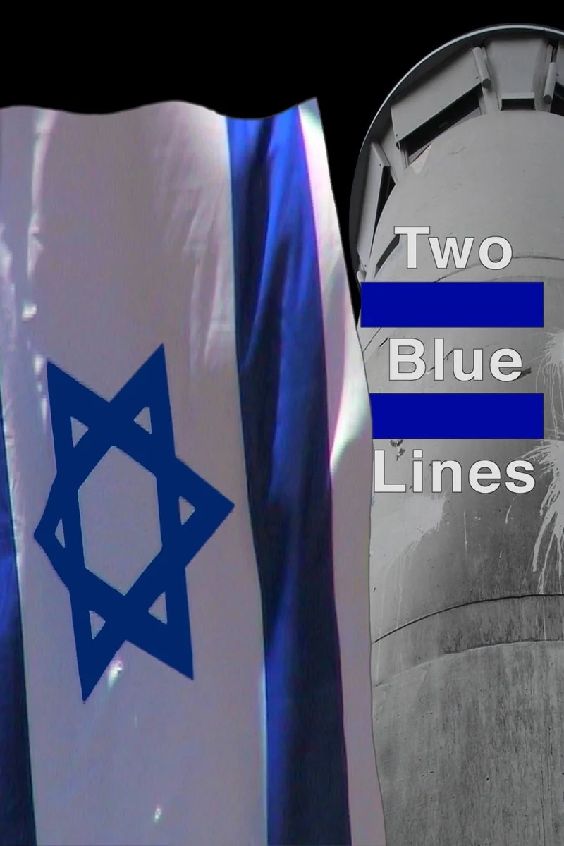 Poster van Two Blue Lines