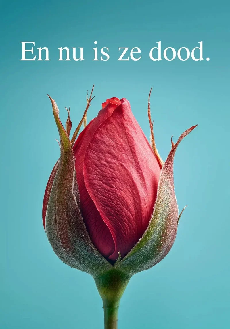 Poster van En nu is ze dood.