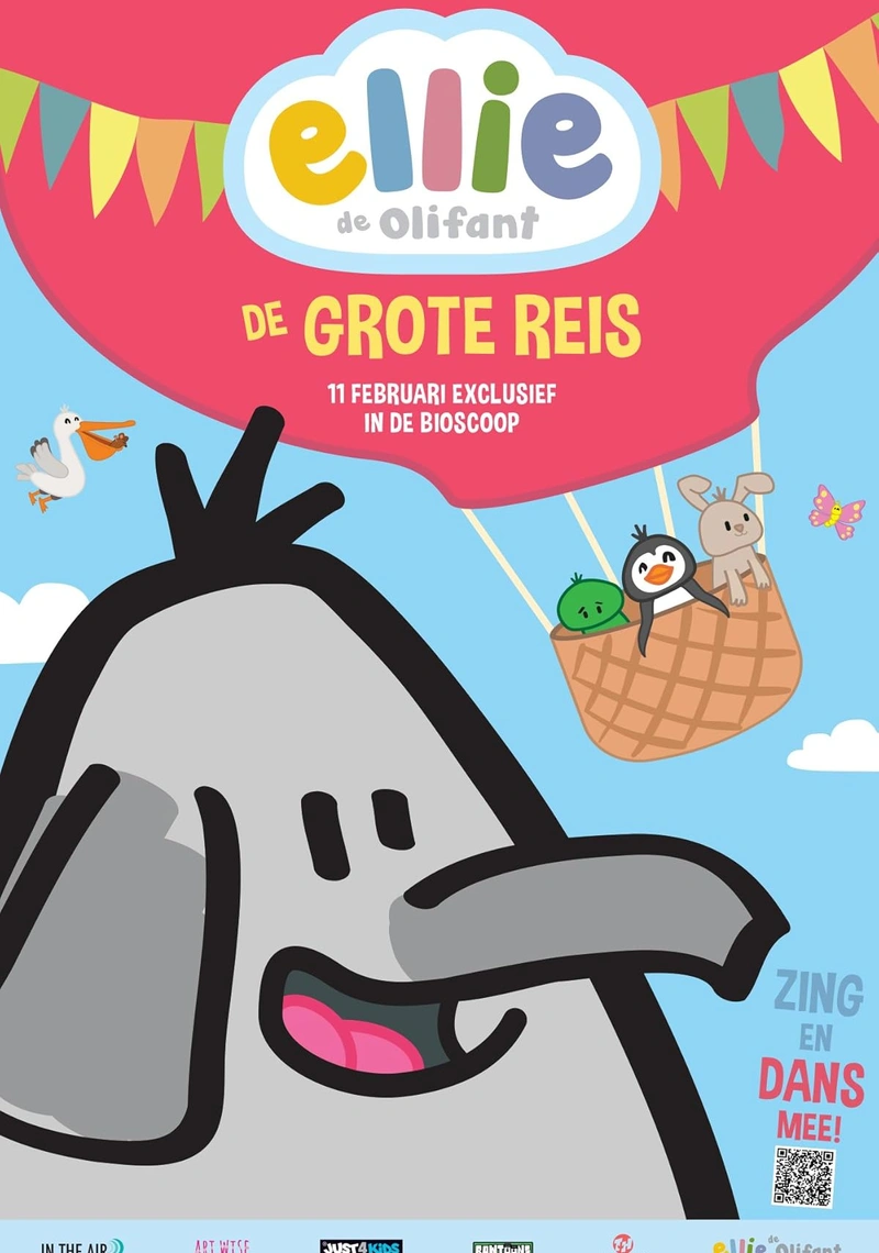 Affiche de Ellie de olifant - De grote reis