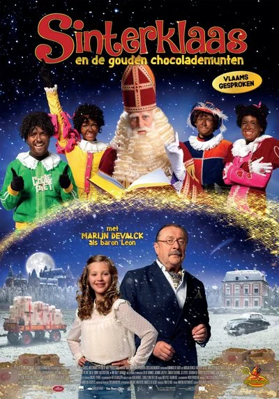 Poster Sinterklaas en de Gouden Chocolademunten