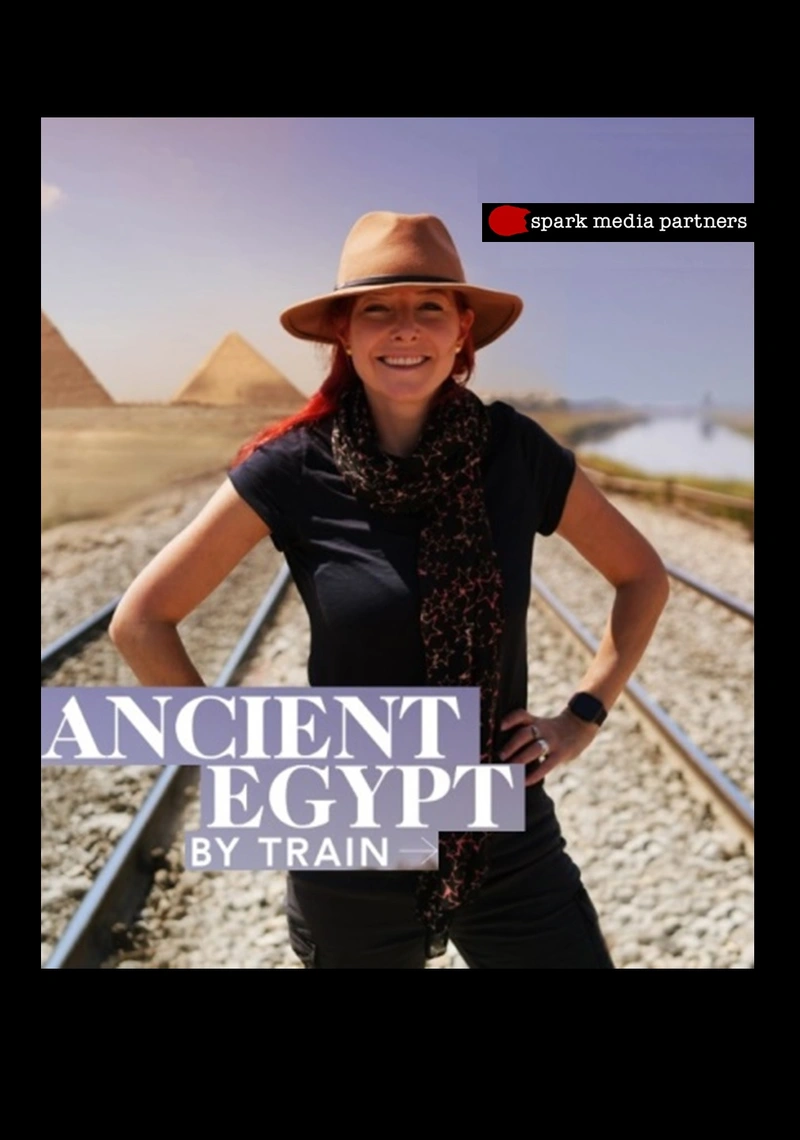 Poster van Ancient Egypt by Train with Alice Roberts