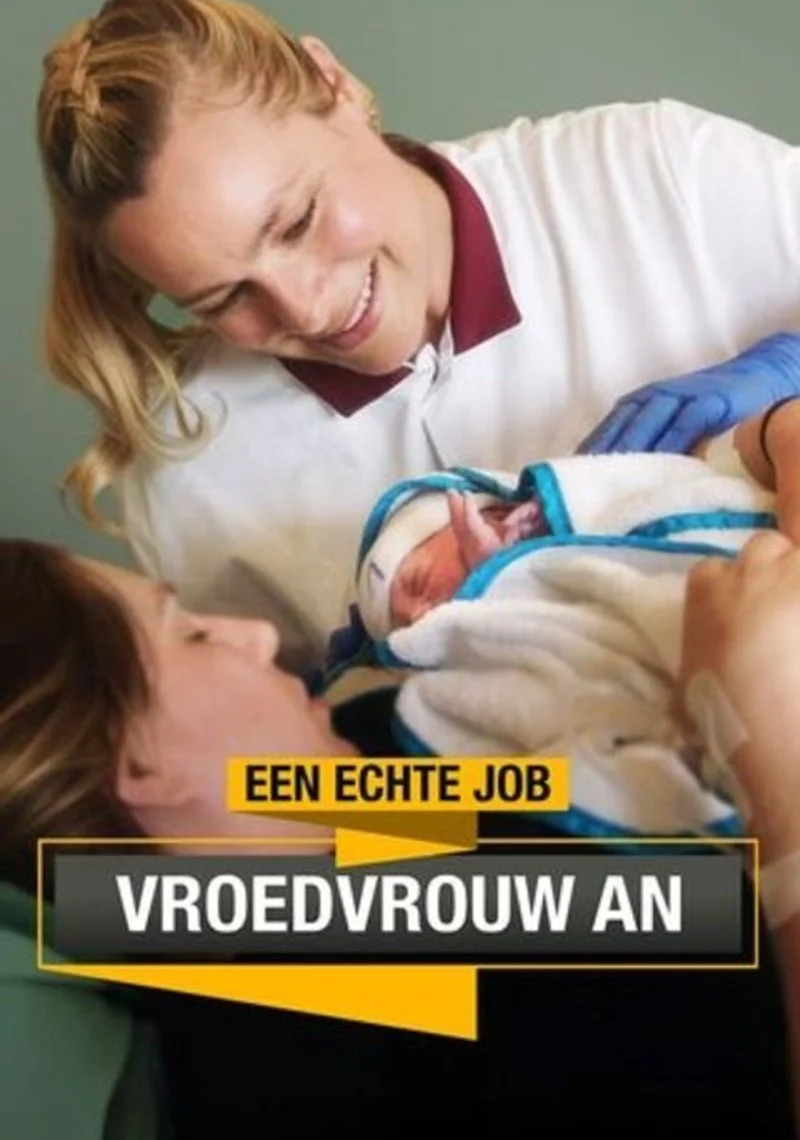 Poster van Een Echte Job: Vroedvrouw An