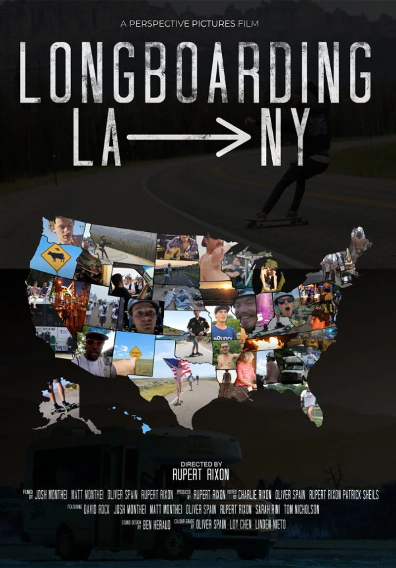 Affiche de Longboarding LA to NY