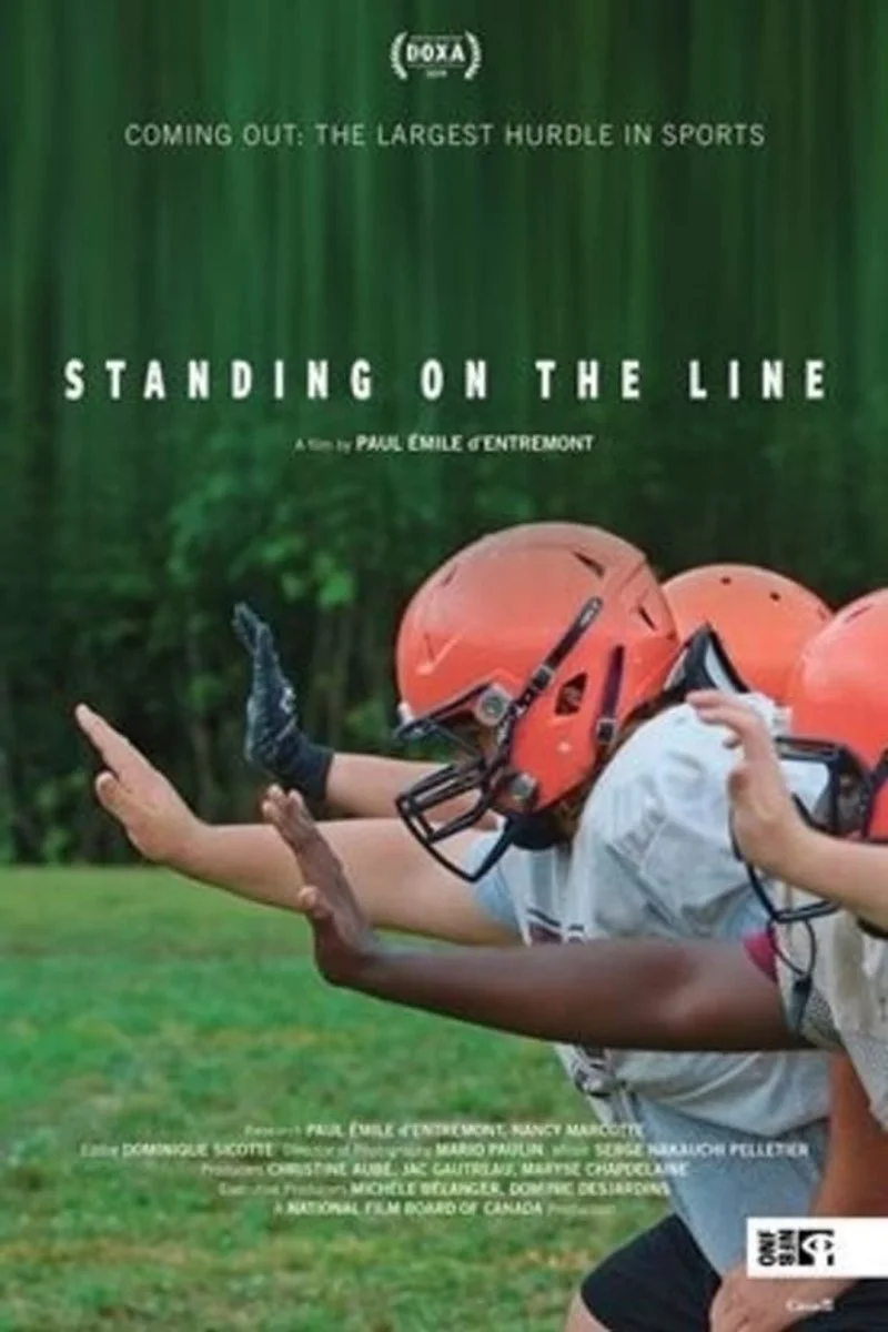 Poster van Standing on the Line