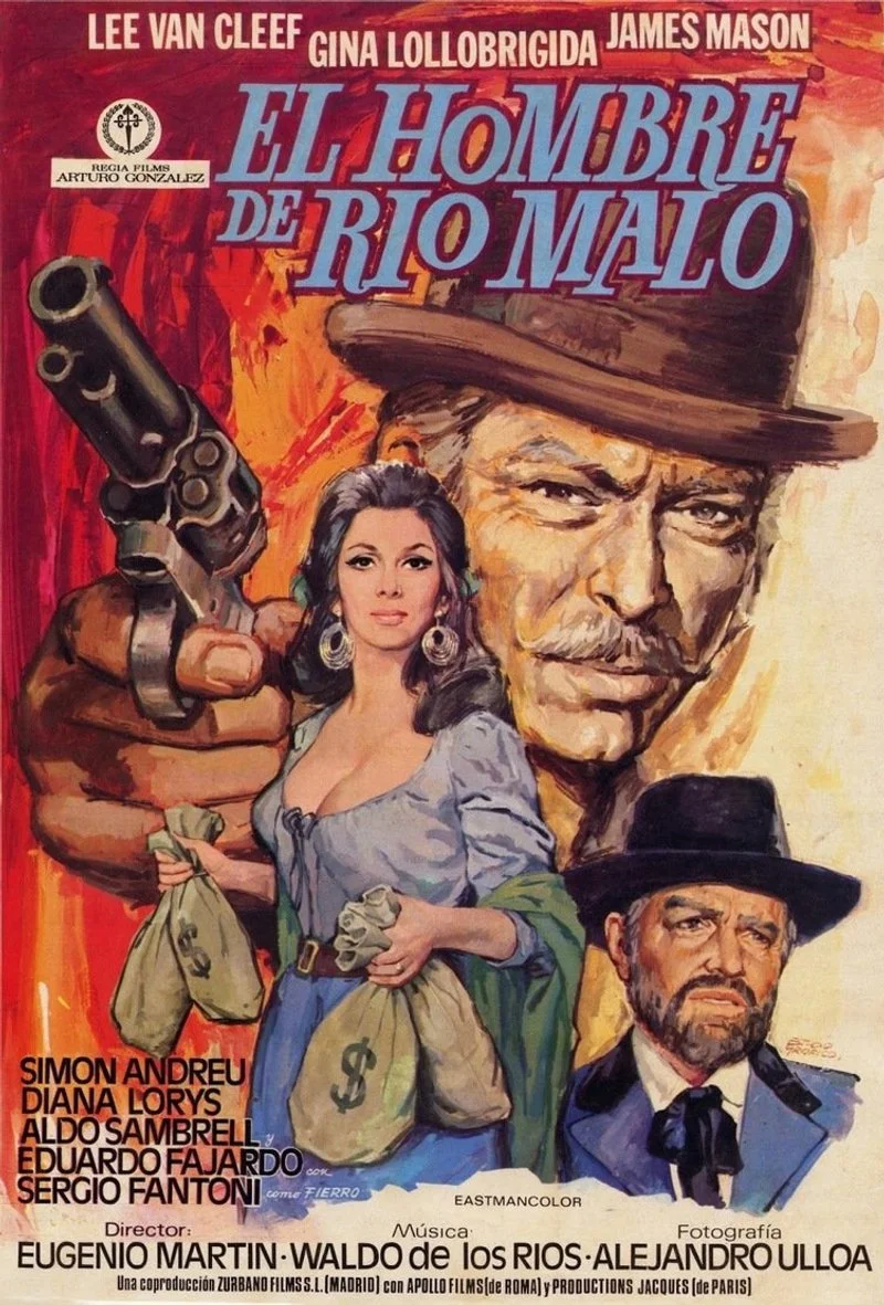 Poster van Les quatre mercenaires d'El Paso