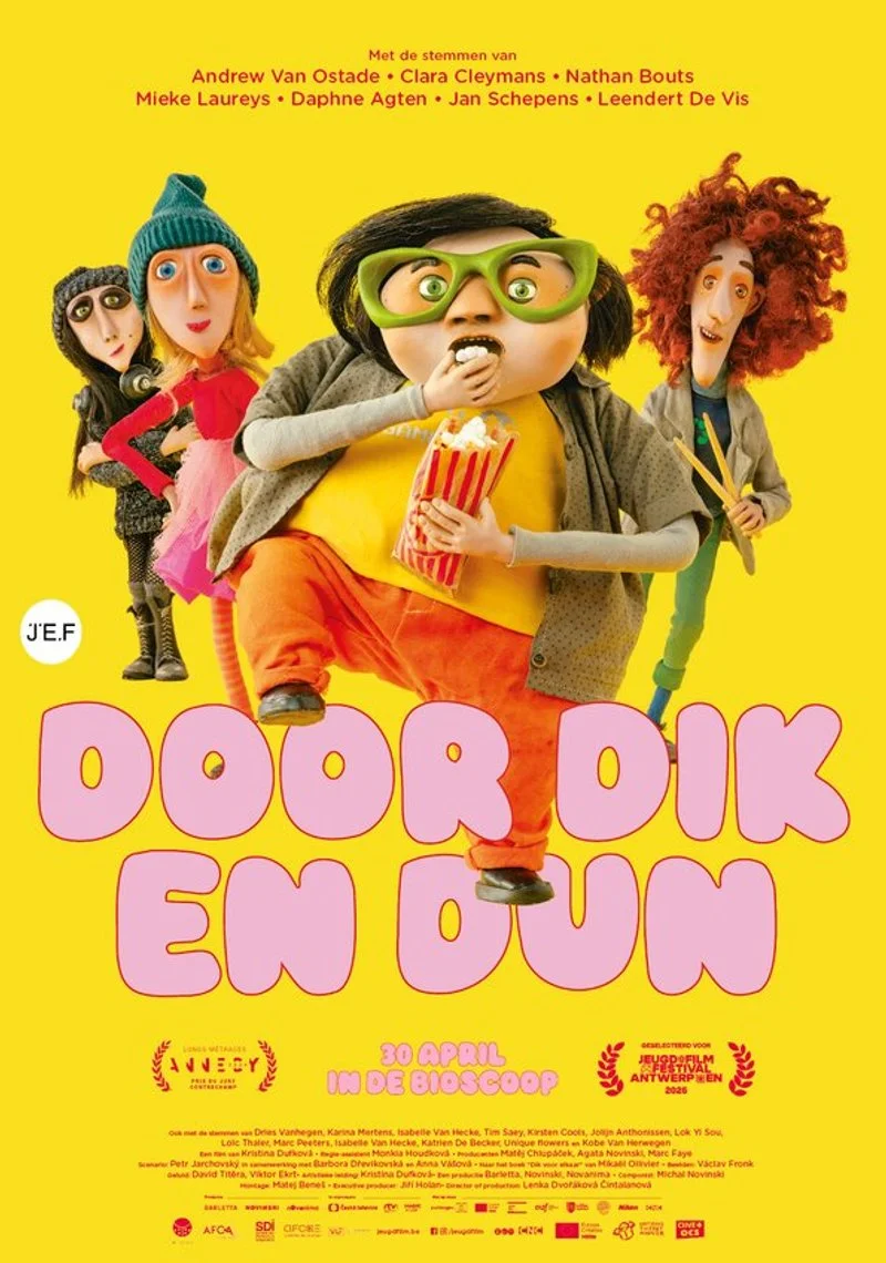 Affiche de Door dik en dun