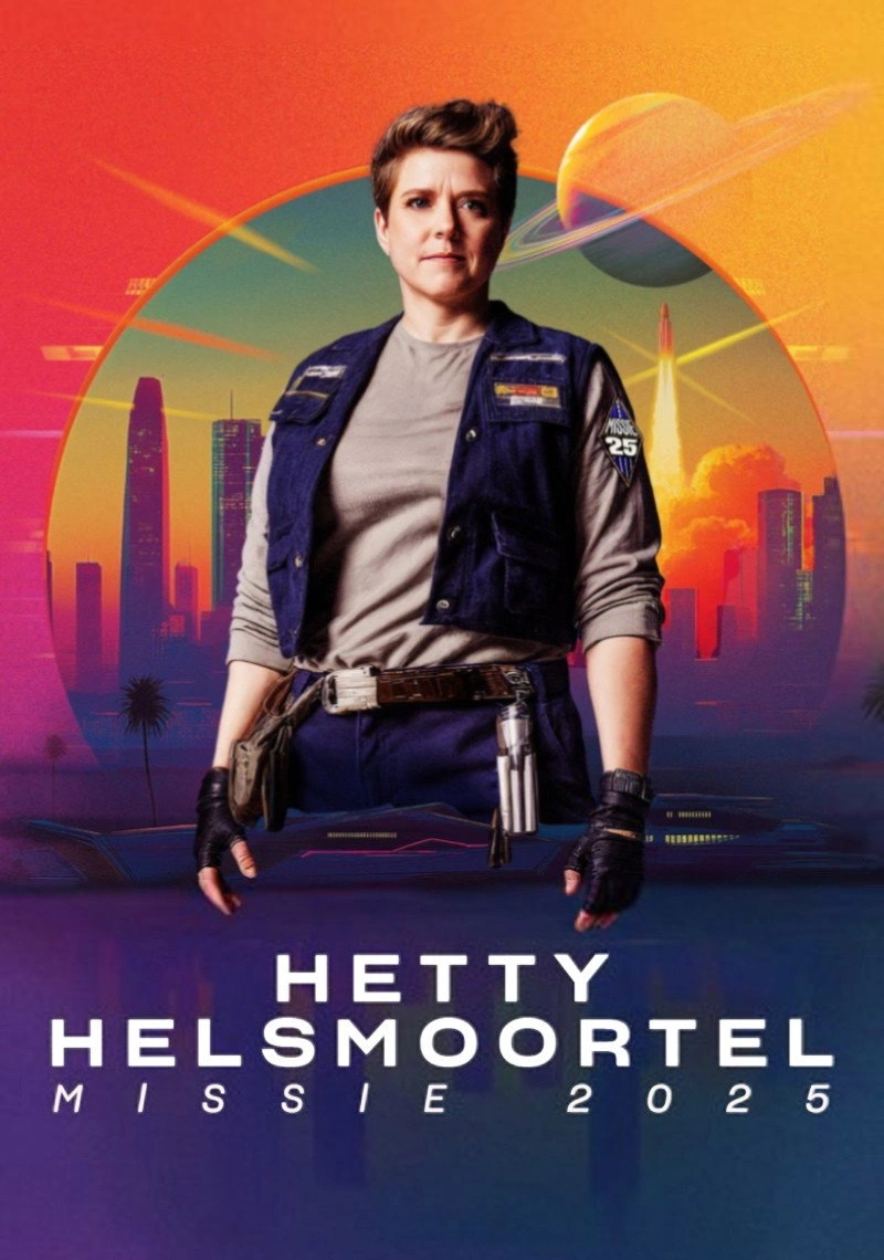 Poster van Hetty Helsmoortel: Missie 2025