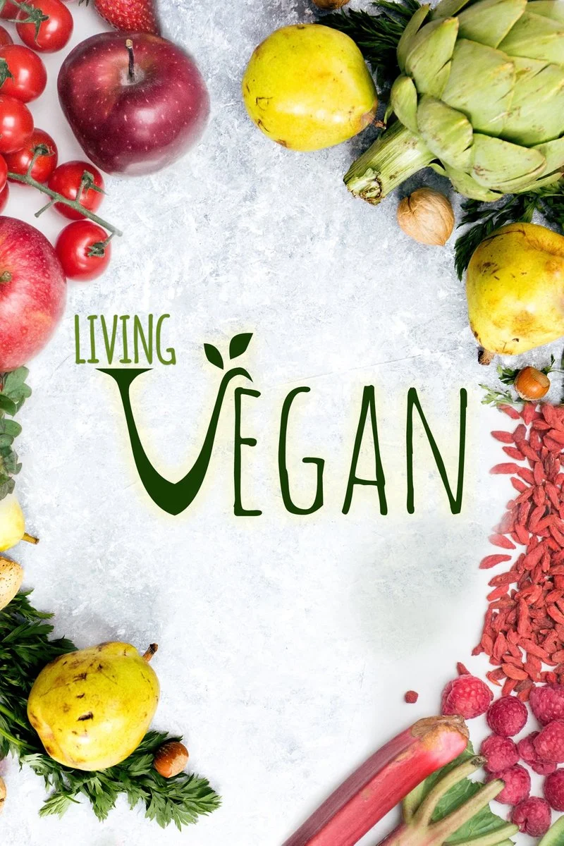 Poster van Living Vegan