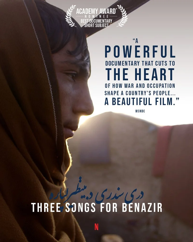 Poster van Three Songs for Benazir