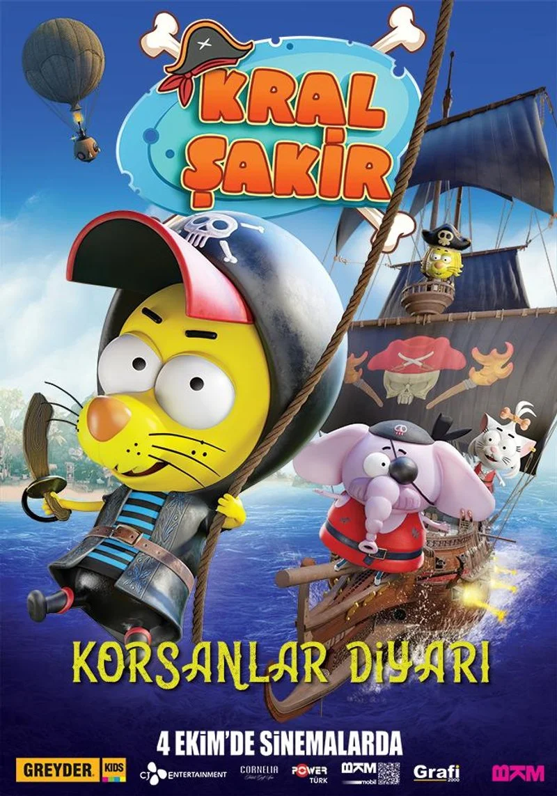 Affiche de Kral Şakir Korsanlar Diyarı