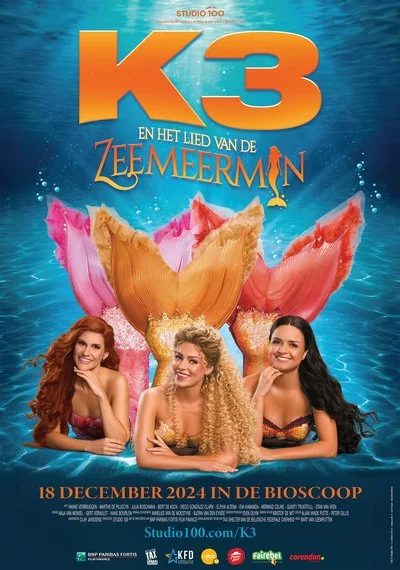 Affiche K3 en Het Lied van de Zeemeermin