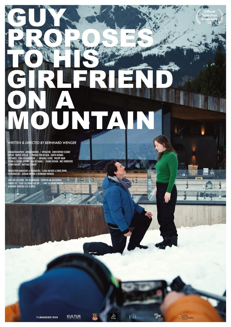 Poster van Demande en mariage en montagne