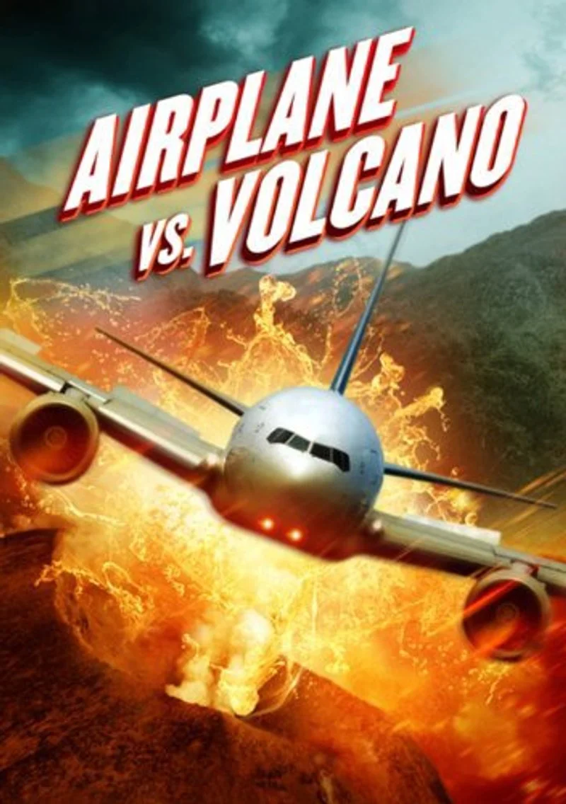 Poster van Airplane vs volcano