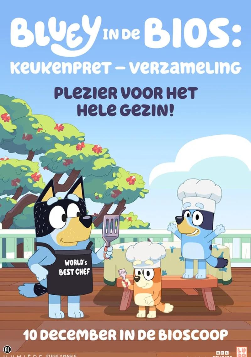 Poster van Bluey in de Bios: Keukenpret