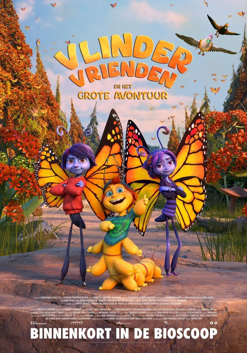 Affiche de Vlindervrienden en het Grote Avontuur