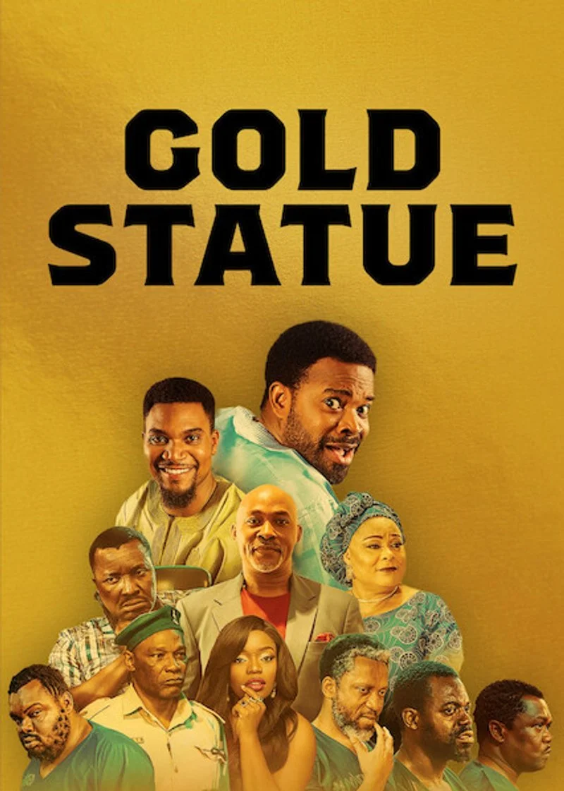Poster van Gold Statue