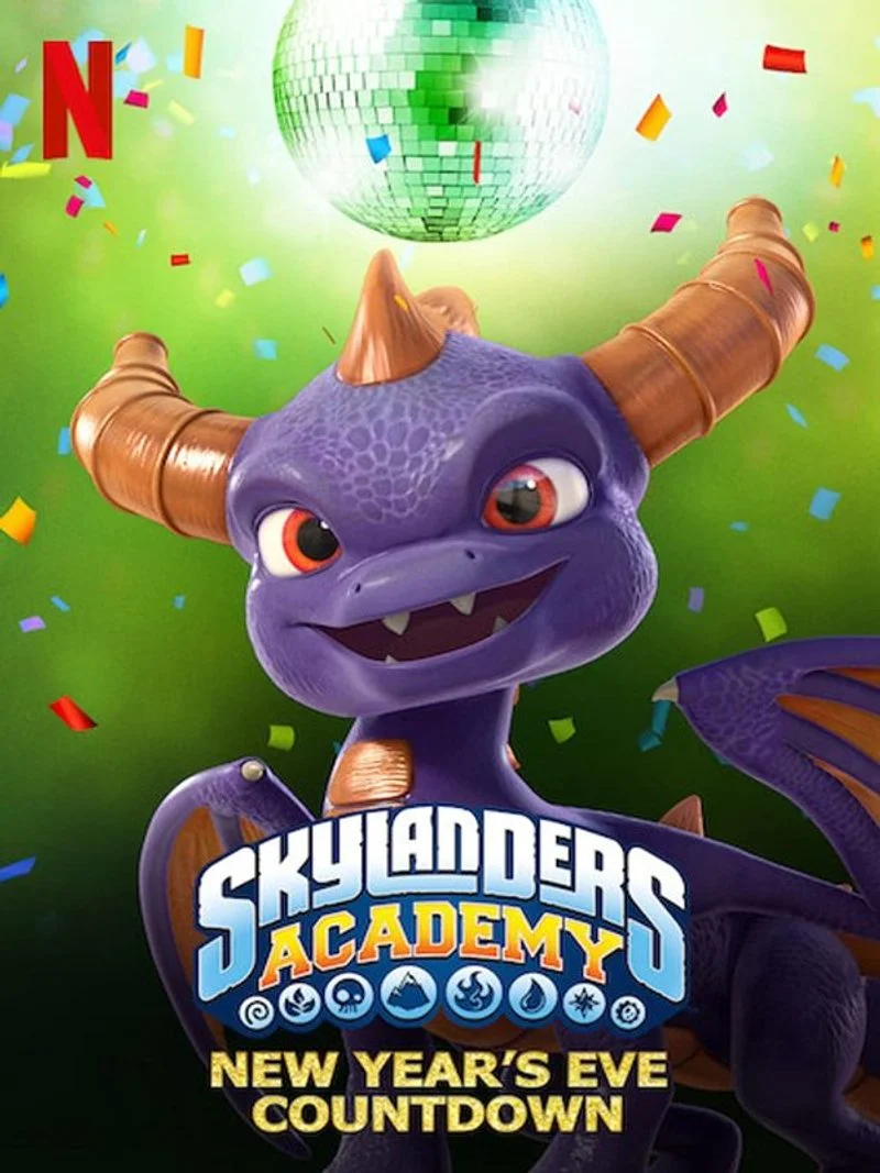Affiche de Skylanders Academy : Compte à rebours du Nouvel An