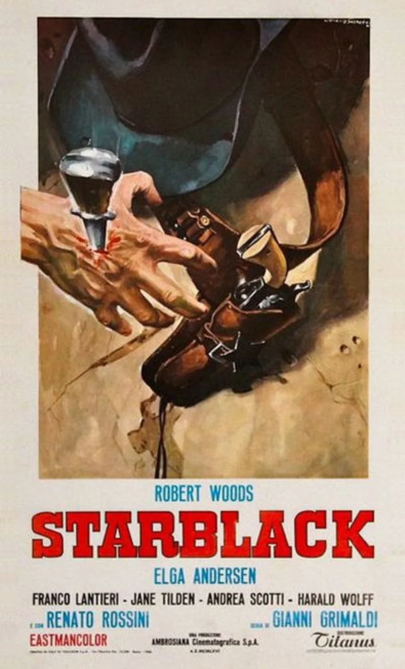 Poster van Django – Schwarzer Gott des Todes