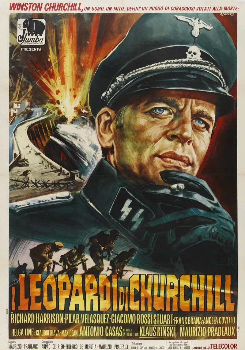 Poster van Les léopards de Churchill