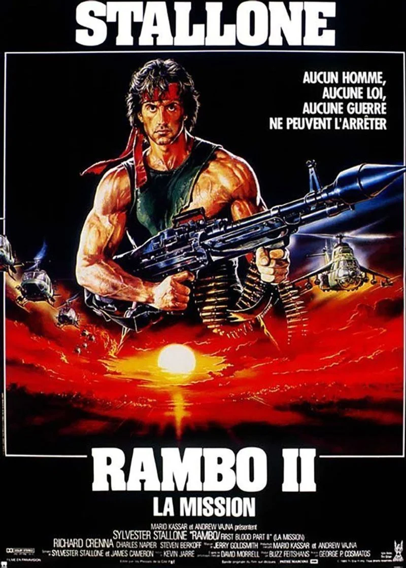 Poster van Rambo: First Blood Part II