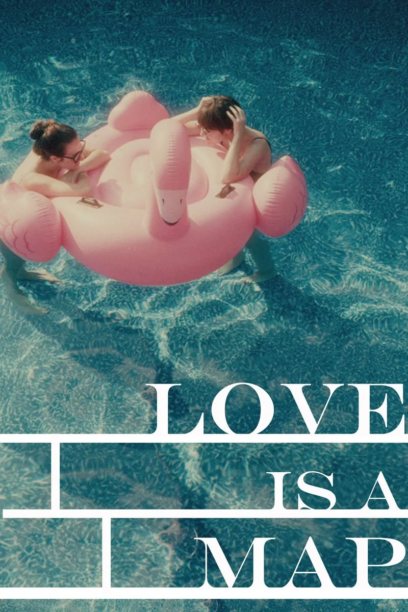Poster van Love Is a Map
