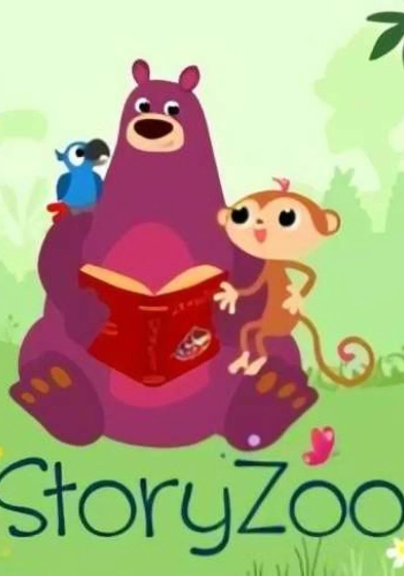 Poster van StoryZoo op avontuur in de bloementuin