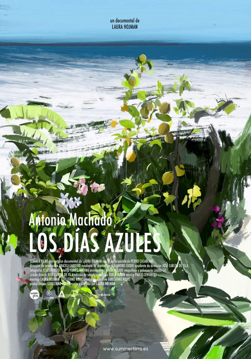 Affiche de Antonio Machado. Los días azules