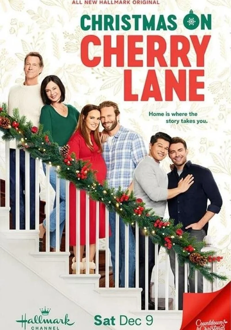 Poster van Christmas on Cherry Lane