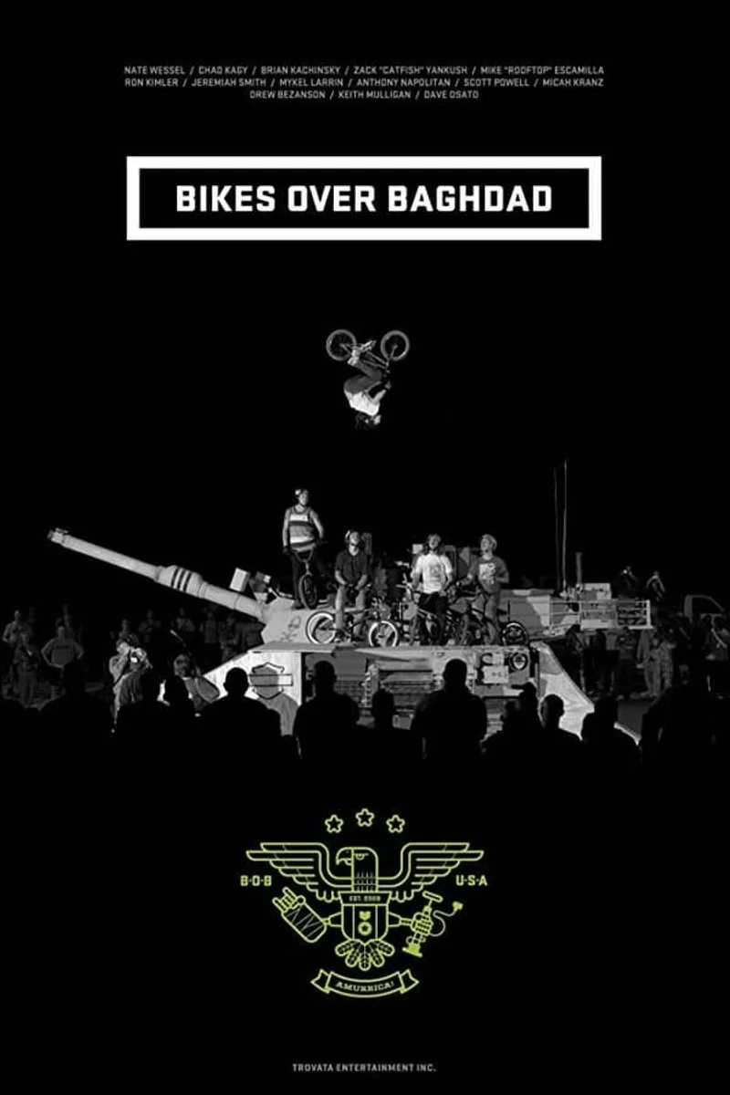 Poster van Bikes Over Baghdad