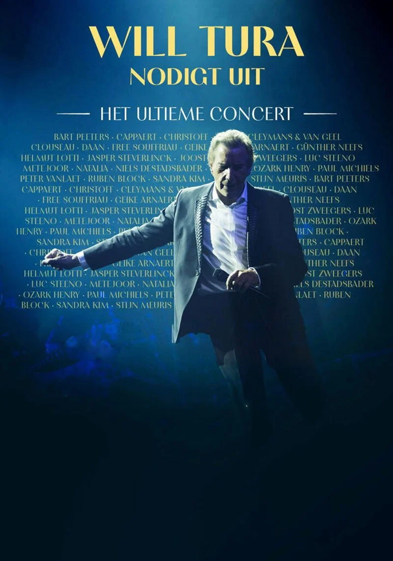 Poster van Will Tura nodigt uit