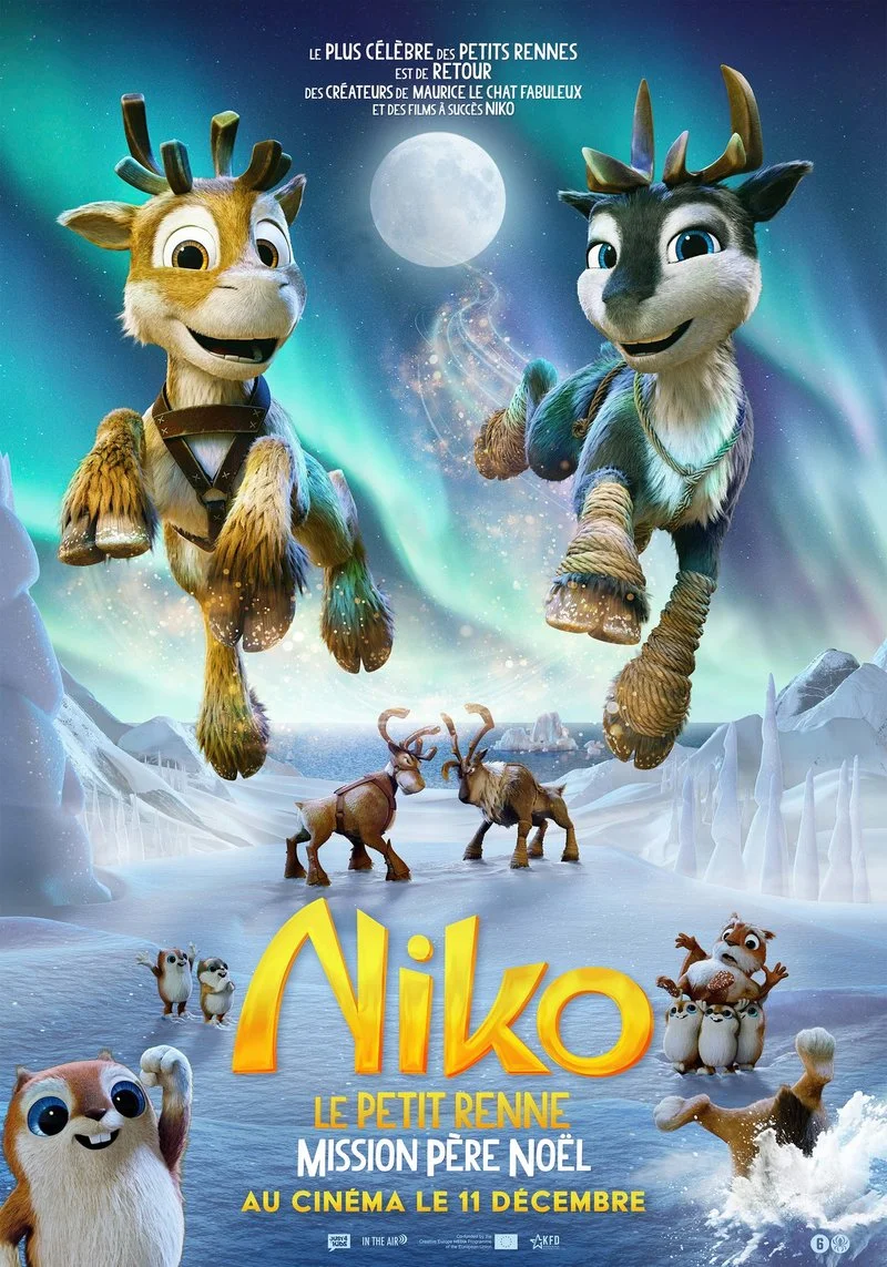 Affiche de Niko Le petit renne 3 - mission Père Noël