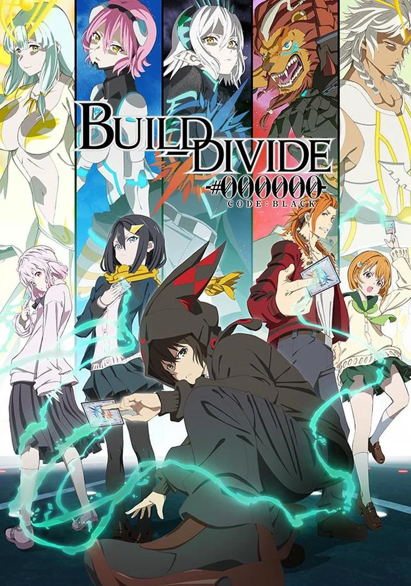 Poster van BUILD-DIVIDE -#000000- CODE BLACK