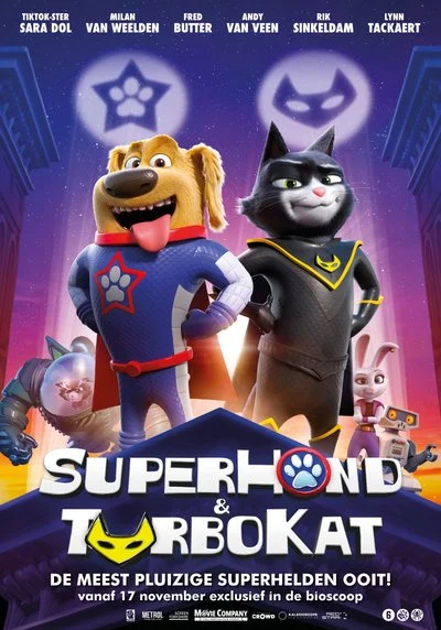 Poster SuperHond & TurboKat