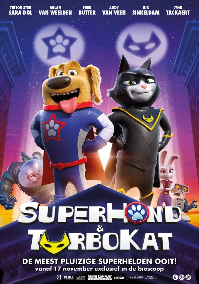 Poster van SuperHond & TurboKat