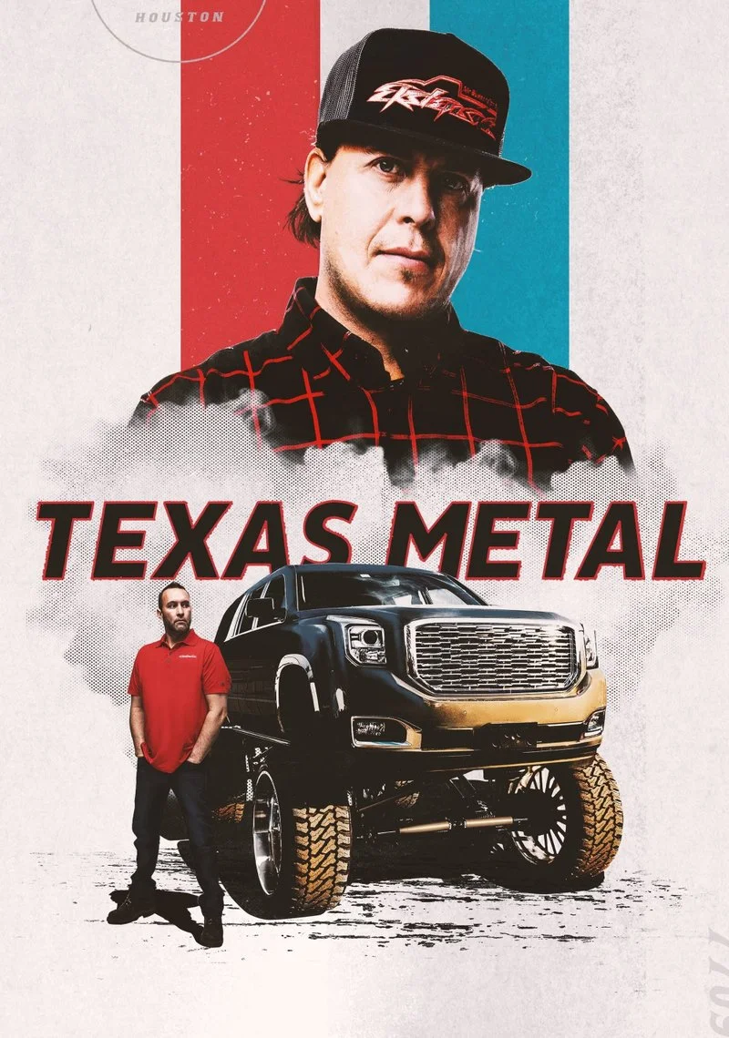 Poster van Texas Metal