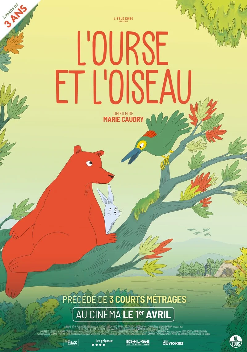 Poster van L'Ourse et l'oiseau