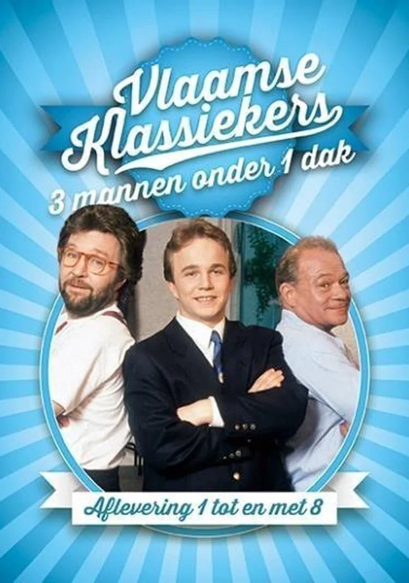 Poster van Drie mannen onder een dak