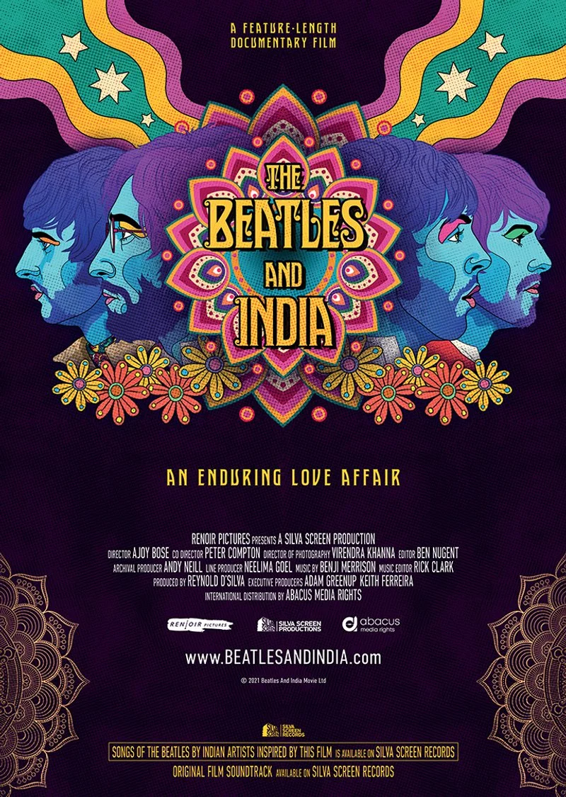 Poster van The Beatles and India