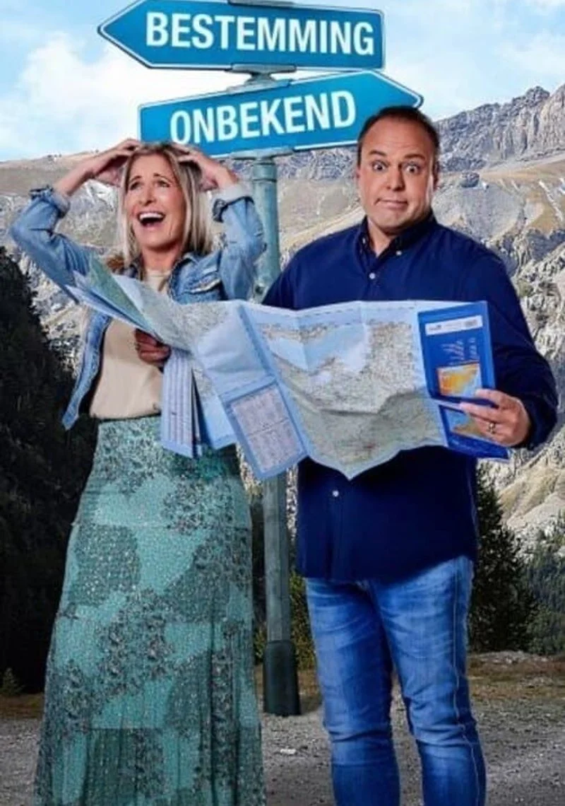 Poster van De Bauers: Bestemming Onbekend