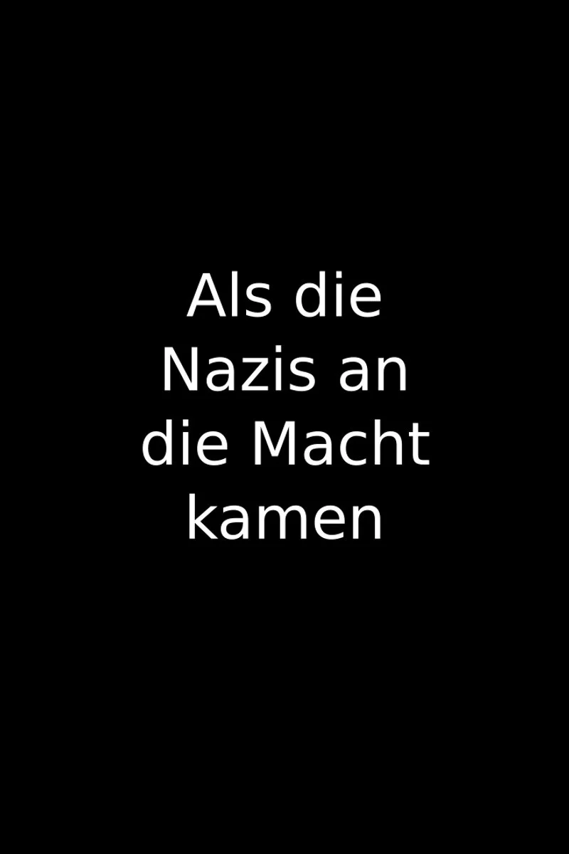 Poster van Ma vie dans l'Allemagne d'Hitler