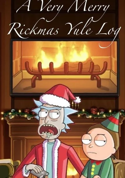 Affiche A Very Merry Rickmas Yule Log