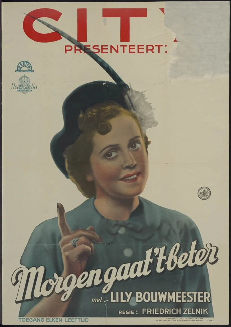 Poster van Morgen gaat 't beter!