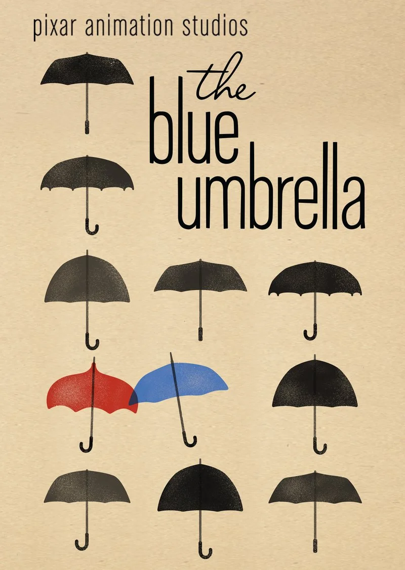 Poster van The Blue Umbrella